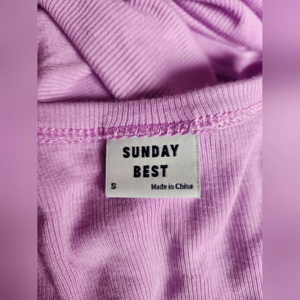 Sunday Best Women's Purple Tank Top - Picture 12 of 12